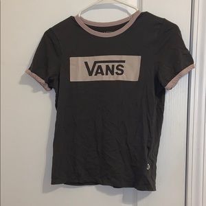 Vans grey t shirt